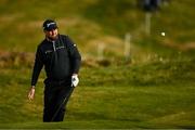 13 September 2024; Shane Lowry of Ireland chips onto the 17th green during day two of the Amgen Irish Open Golf Championship 2024 at the Royal County Down Golf Club in Newcastle, Down. Photo by Brendan Moran/Sportsfile