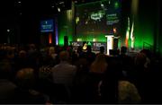 13 September 2024; Olympic Federation of Ireland commercial director Catherine Tiernan during the Team Ireland homecoming at the Dublin Castle Printworks in Dublin. Photo by David Fitzgerald/Sportsfile