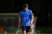 13 September 2024; Ronan Finn of UCD leaves the pitch at half-time of the Sports Direct Men's FAI Cup Quarter Final match between UCD and Bohemians at the UCD Bowl in Belfield, Dublin. Photo by Seb Daly/Sportsfile