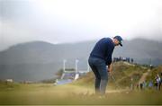 14 September 2024; Seamus Power of Ireland plays from the rough on the ninth fairway during day three of the Amgen Irish Open Golf Championship 2024 at the Royal County Down Golf Club in Newcastle, Down. Photo by Ramsey Cardy/Sportsfile