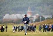 14 September 2024; Shane Lowry of Ireland walks up the second fairway during day three of the Amgen Irish Open Golf Championship 2024 at the Royal County Down Golf Club in Newcastle, Down. Photo by Ramsey Cardy/Sportsfile