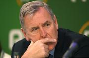 14 September 2024; High performance committee Packie Bonner during the Football Association of Ireland's annual general meeting at the Radisson Blu St. Helen's Hotel in Dublin. Photo by Tyler Miller/Sportsfile