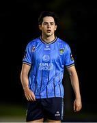 13 September 2024; Adam Verdon of UCD during the Sports Direct Men's FAI Cup Quarter Final match between UCD and Bohemians at the UCD Bowl in Belfield, Dublin. Photo by Seb Daly/Sportsfile