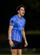 13 September 2024; Adam Verdon of UCD during the Sports Direct Men's FAI Cup Quarter Final match between UCD and Bohemians at the UCD Bowl in Belfield, Dublin. Photo by Seb Daly/Sportsfile