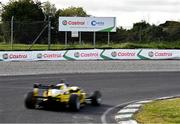 17 September 2024; Castrol has announced its return to Irish motorsport after 25 years, as the new title sponsor of Turn 1 at the Mondello Park International Race Circuit, which has been renamed and branded as ‘Castrol Corner’. The sponsorship is part of a new strategy to build and grow the Castrol brand in Ireland following the appointment of Certa, part of DCC plc, as Castrol’s sole Country Partner for Ireland and Northern Ireland. Photo by David Fitzgerald/Sportsfile