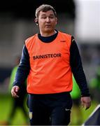 14 September 2024; Na Fianna manager Niall O Ceallachain reacts after his side conceded a last minute winning goal during the Dublin Senior 1 Hurling Championship Group 1 match between Lucan and Na Fianna at Parnell Park in Dublin. Photo by Stephen Marken/Sportsfile