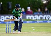 15 September 2024; Orla Prendergast of Ireland during match two of the Women's T20 International Series between Ireland and England at Clontarf in Dublin. Photo by Piaras Ó Mídheach/Sportsfile