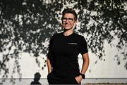 16 September 2024; FAI referee Michelle O'Neill poses for a portrait after announcing her retirement at the FAI National Training Centre in Dublin. Photo by David Fitzgerald/Sportsfile