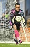 16 September 2024; Galway United goalkeeper Brendan Clarke during the SSE Airtricity Men's Premier Division match between Galway United and Shamrock Rovers at Eamonn Deacy Park in Galway. Photo by Piaras Ó Mídheach/Sportsfile