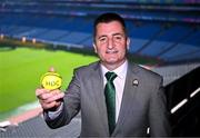18 September 2024; Terry Reilly, chairperson of the Hurling Development Committee, during the Hurling Development Committee media event at Croke Park in Dublin. Photo by Piaras Ó Mídheach/Sportsfile