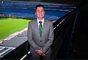 18 September 2024; Terry Reilly, chairperson of the Hurling Development Committee, during the Hurling Development Committee media event at Croke Park in Dublin. Photo by Piaras Ó Mídheach/Sportsfile