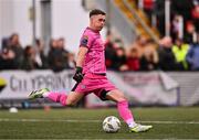 14 September 2024; Derry City goalkeeper Brian Maher during the Sports Direct Men's FAI Cup Quarter Final match between Derry City and Shelbourne at the The Ryan McBride Brandywell Stadium in Derry. Photo by Ben McShane/Sportsfile