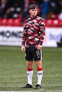 14 September 2024; Colm Whelan of Derry City before the Sports Direct Men's FAI Cup Quarter Final match between Derry City and Shelbourne at the The Ryan McBride Brandywell Stadium in Derry. Photo by Ben McShane/Sportsfile