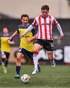 14 September 2024; Ben Doherty of Derry City during the Sports Direct Men's FAI Cup Quarter Final match between Derry City and Shelbourne at the The Ryan McBride Brandywell Stadium in Derry. Photo by Ben McShane/Sportsfile