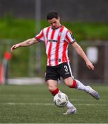 14 September 2024; Ciarán Coll of Derry City during the Sports Direct Men's FAI Cup Quarter Final match between Derry City and Shelbourne at the The Ryan McBride Brandywell Stadium in Derry. Photo by Ben McShane/Sportsfile