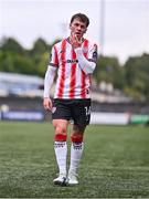 14 September 2024; Ben Doherty of Derry City during the Sports Direct Men's FAI Cup Quarter Final match between Derry City and Shelbourne at the The Ryan McBride Brandywell Stadium in Derry. Photo by Ben McShane/Sportsfile