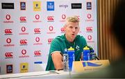 18 September 2024; Defence coach Simon Easterby during an Ireland Rugby media conference at the Aviva Stadium in Dublin. Photo by Seb Daly/Sportsfile