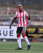 14 September 2024; Andre Wisdom of Derry City during the Sports Direct Men's FAI Cup Quarter Final match between Derry City and Shelbourne at the The Ryan McBride Brandywell Stadium in Derry. Photo by Ben McShane/Sportsfile