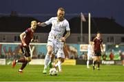 20 September 2024; Aiden O'Brien of Shelbourne during the SSE Airtricity Men's Premier Division match between Galway United and Shelbourne at Eamonn Deacy Park in Galway. Photo by Piaras Ó Mídheach/Sportsfile