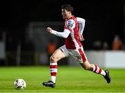 20 September 2024; Kian Leavy of St Patrick's Athletic during the SSE Airtricity Men's Premier Division match between St Patrick's Athletic and Waterford at Richmond Park in Dublin. Photo by Shauna Clinton/Sportsfile