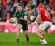21 September 2024; Cathal Forde of Connacht in action against Seán O’Brien of Munster during the United Rugby Championship match between Munster and Connacht at Thomond Park in Limerick. Photo by Brendan Moran/Sportsfile