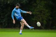 23 September 2024; Harry Byrne during Leinster rugby squad training at UCD in Dublin. Photo by Brendan Moran/Sportsfile