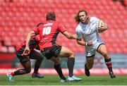 28 September 2024; Werner Kok of Ulster in action during the United Rugby Championship match between Emirates Lions and Ulster at Emirates Airline Park in Johannesburg, South Africa. Photo by Shaun Roy/Sportsfile