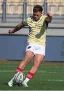 28 September 2024; Tony Butler of Munster before the United Rugby Championship match between Zebre Parma and Munster at Stadio Sergio Lanfranchi in Parma, Italy. Photo by Roberto Bregani/Sportsfile