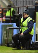 27 September 2024; Drogheda United club photographer Larry McQuillan during the SSE Airtricity Men's Premier Division match between Drogheda United and Derry City at Weavers Park in Drogheda, Louth. Photo by Stephen McCarthy/Sportsfile