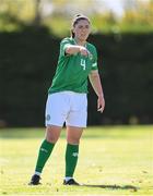 27 September 2024; Heather Jameson of Ireland during the cerebal palsy women's international series match between Ireland and Denmark at the AUL Complex in Dublin. Photo by Stephen McCarthy/Sportsfile