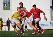 28 September 2024;  Bryan Fitzgerald of Munster in action during the United Rugby Championship match between Zebre Parma and Munster at Stadio Sergio Lanfranchi in Parma, Italy. Photo by Roberto Bregani/Sportsfile