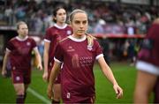 28 September 2024; Julie-Ann Russell of Galway United before the SSE Airtricity Women's Premier Division match between Galway United and Shelbourne at Eamonn Deacy Park in Galway. Photo by Stephen McCarthy/Sportsfile