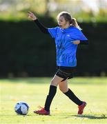 27 September 2024; Fie Deneke of Denmark during the cerebal palsy women's international series match between Ireland and Denmark at the AUL Complex in Dublin. Photo by Stephen McCarthy/Sportsfile