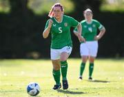 27 September 2024; Aíne Monk of Ireland during the cerebal palsy women's international series match between Ireland and Denmark at the AUL Complex in Dublin. Photo by Stephen McCarthy/Sportsfile