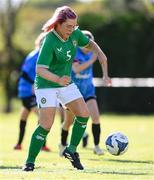 27 September 2024; Aíne Monk of Ireland during the cerebal palsy women's international series match between Ireland and Denmark at the AUL Complex in Dublin. Photo by Stephen McCarthy/Sportsfile