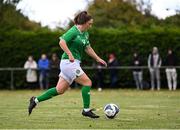 27 September 2024; Heather Jameson of Ireland during the cerebal palsy women's international series match between Ireland and Denmark at the AUL Complex in Dublin. Photo by Stephen McCarthy/Sportsfile