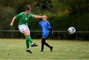 27 September 2024; Heather Jameson of Ireland during the cerebal palsy women's international series match between Ireland and Denmark at the AUL Complex in Dublin. Photo by Stephen McCarthy/Sportsfile