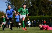 27 September 2024; Ella Sherlock of Ireland during the cerebal palsy women's international series match between Ireland and Denmark at the AUL Complex in Dublin. Photo by Stephen McCarthy/Sportsfile