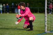 27 September 2024; Astrid Visti Krogh of Denmark during the cerebal palsy women's international series match between Ireland and Denmark at the AUL Complex in Dublin. Photo by Stephen McCarthy/Sportsfile