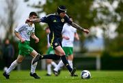 28 September 2024; Jon McFarlane of Scotland during the Cerebal Palsy men's international series match between Ireland and Scotland at the AUL Complex in Dublin. Photo by Shauna Clinton/Sportsfile