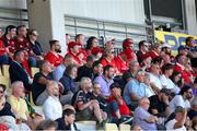 28 September 2024; Munster supporters during the United Rugby Championship match between Zebre Parma and Munster at Stadio Sergio Lanfranchi in Parma, Italy. Photo by Roberto Bregani/Sportsfile