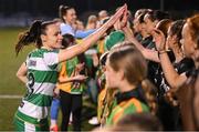 28 September 2024; Áine O'Gorman of Shamrock Rovers before the SSE Airtricity Women's Premier Division match between Athlone Town and Shamrock Rovers at Athlone Town Stadium in Westmeath. Photo by Stephen McCarthy/Sportsfile
