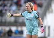 28 September 2024; Shelbourne goalkeeper Amanda McQuillan during the SSE Airtricity Women's Premier Division match between Galway United and Shelbourne at Eamonn Deacy Park in Galway. Photo by Stephen McCarthy/Sportsfile