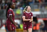 28 September 2024; Emily Kavanaugh of Galway United during the SSE Airtricity Women's Premier Division match between Galway United and Shelbourne at Eamonn Deacy Park in Galway. Photo by Stephen McCarthy/Sportsfile