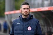 28 September 2024; Shelbourne manager Eoin Wearen before the SSE Airtricity Women's Premier Division match between Galway United and Shelbourne at Eamonn Deacy Park in Galway. Photo by Stephen McCarthy/Sportsfile