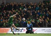 28 September 2024; Connacht supporters watch on as Cathal Forde of Connacht kicks a conversion during the United Rugby Championship match between Connacht and Hollywoodbets Sharks at Dexcom Stadium in Galway. Photo by Tyler Miller/Sportsfile