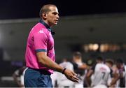 28 September 2024; Referee Federico Vedovelli during the United Rugby Championship match between Connacht and Hollywoodbets Sharks at Dexcom Stadium in Galway. Photo by Tyler Miller/Sportsfile