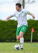 28 September 2024; Joseph Markey of Ireland during the Cerebal Palsy men's international series match between Ireland and Scotland at the AUL Complex in Dublin. Photo by Shauna Clinton/Sportsfile
