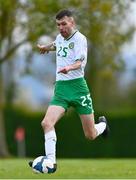 28 September 2024; Dylan Sheridan of Ireland during the Cerebal Palsy men's international series match between Ireland and Scotland at the AUL Complex in Dublin. Photo by Shauna Clinton/Sportsfile