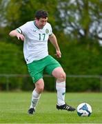 28 September 2024; Joseph Markey of Ireland during the Cerebal Palsy men's international series match between Ireland and Scotland at the AUL Complex in Dublin. Photo by Shauna Clinton/Sportsfile